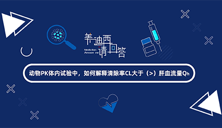 动物PK体内试验中，如何解释清除率CL大于肝血流量Qh